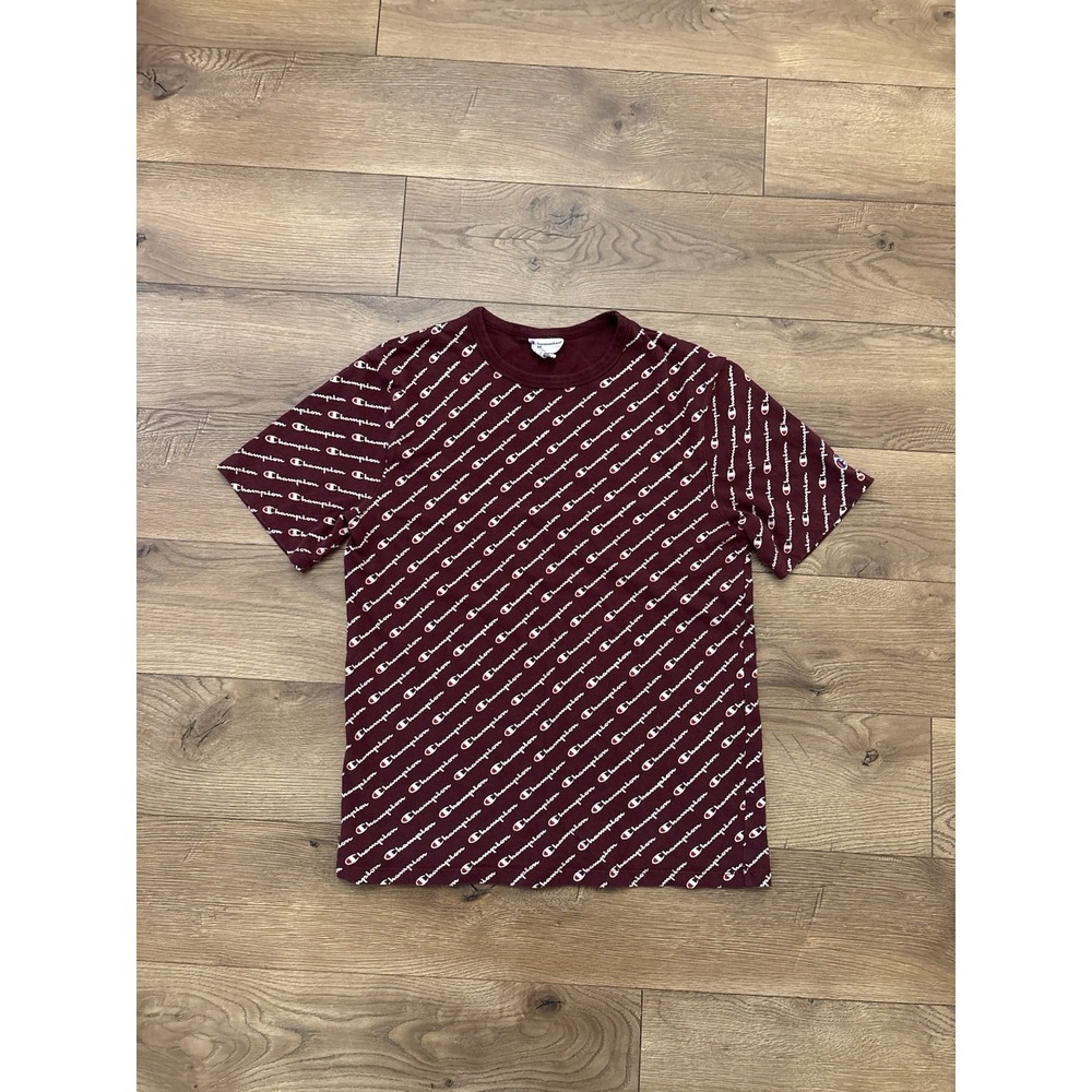 Men's Maroon Champion Heritage T-Shirt Size Medium